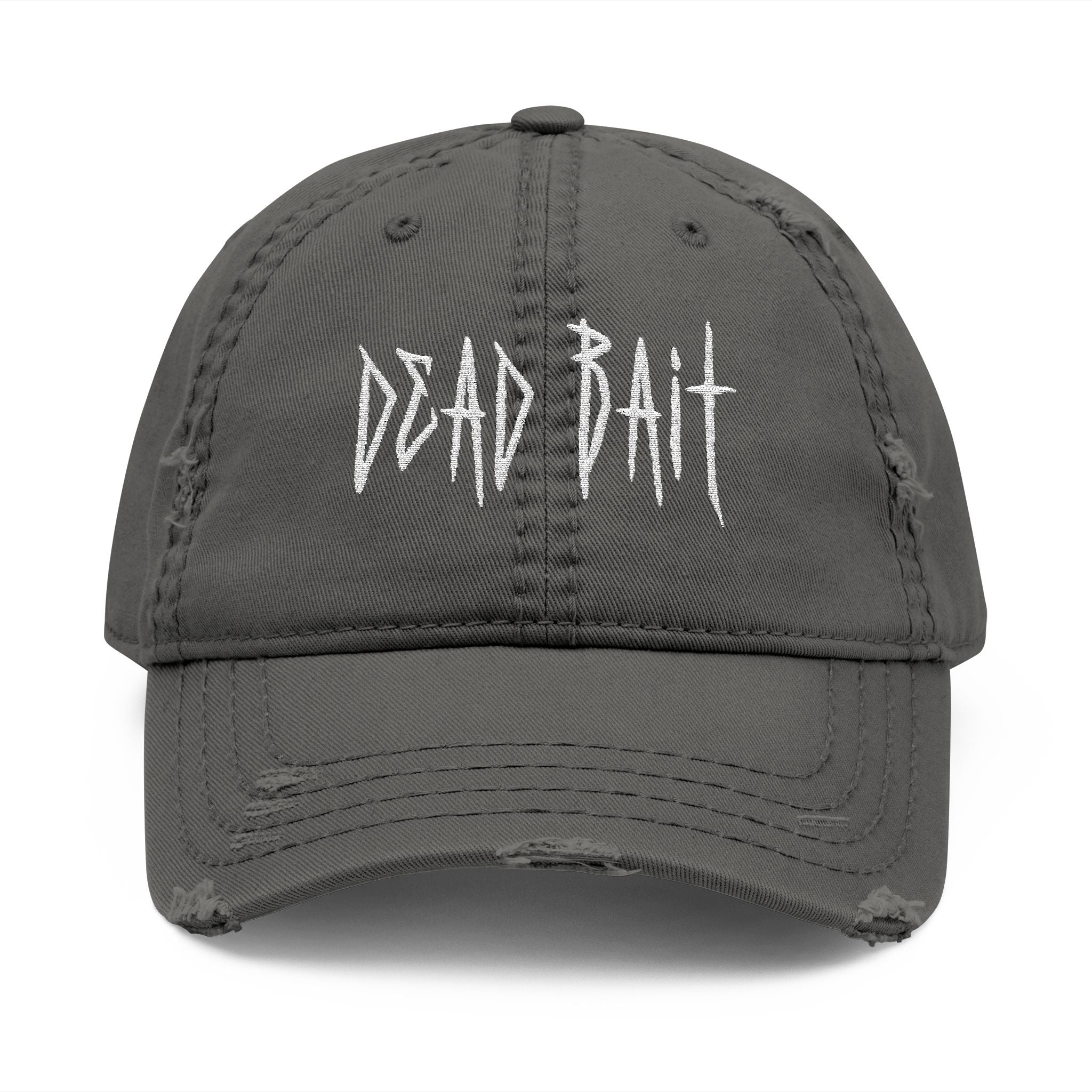 Distressed Embroidered Logo Cap