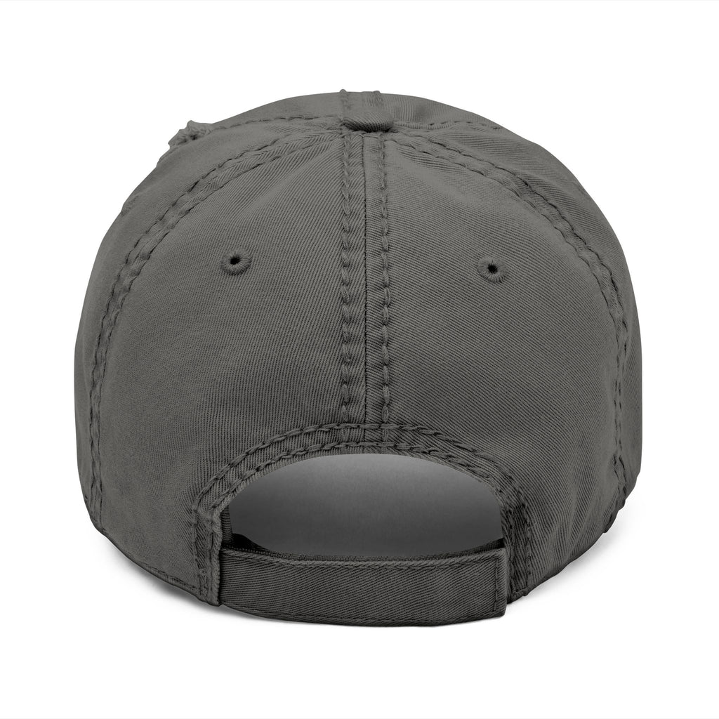 Distressed Embroidered Logo Cap