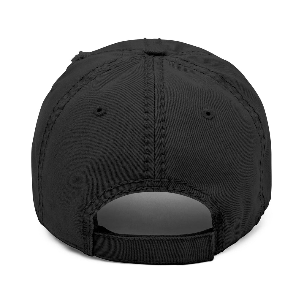 Distressed Embroidered Logo Cap
