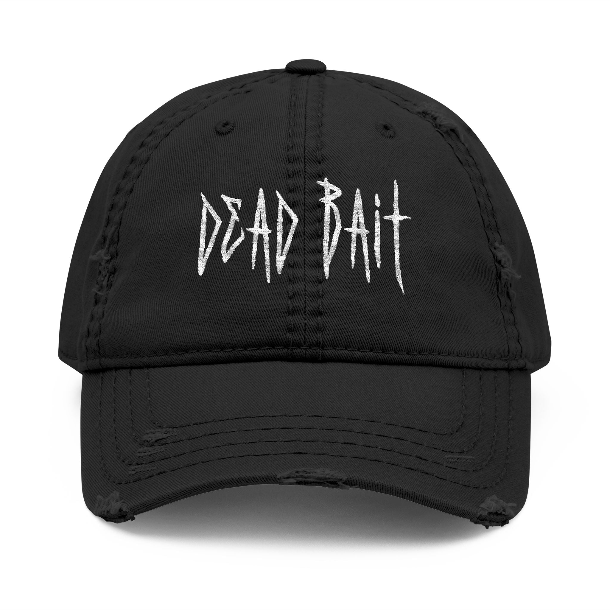 Distressed Embroidered Logo Cap